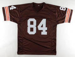 Webster Slaughter Signed Cleveland Brown Jersey (Playball Ink Hologram) Receiver