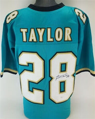 Fred Taylor Signed Jaguars Jersey (JSA COA) Jacksonville R.B. (1998–2008) Gators