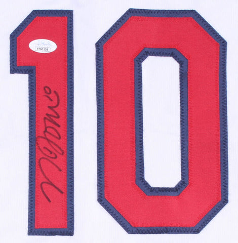 Nolan Jones Signed Indians Jersey (JSA Holo)Cleveland's #1 Minor League Prospect