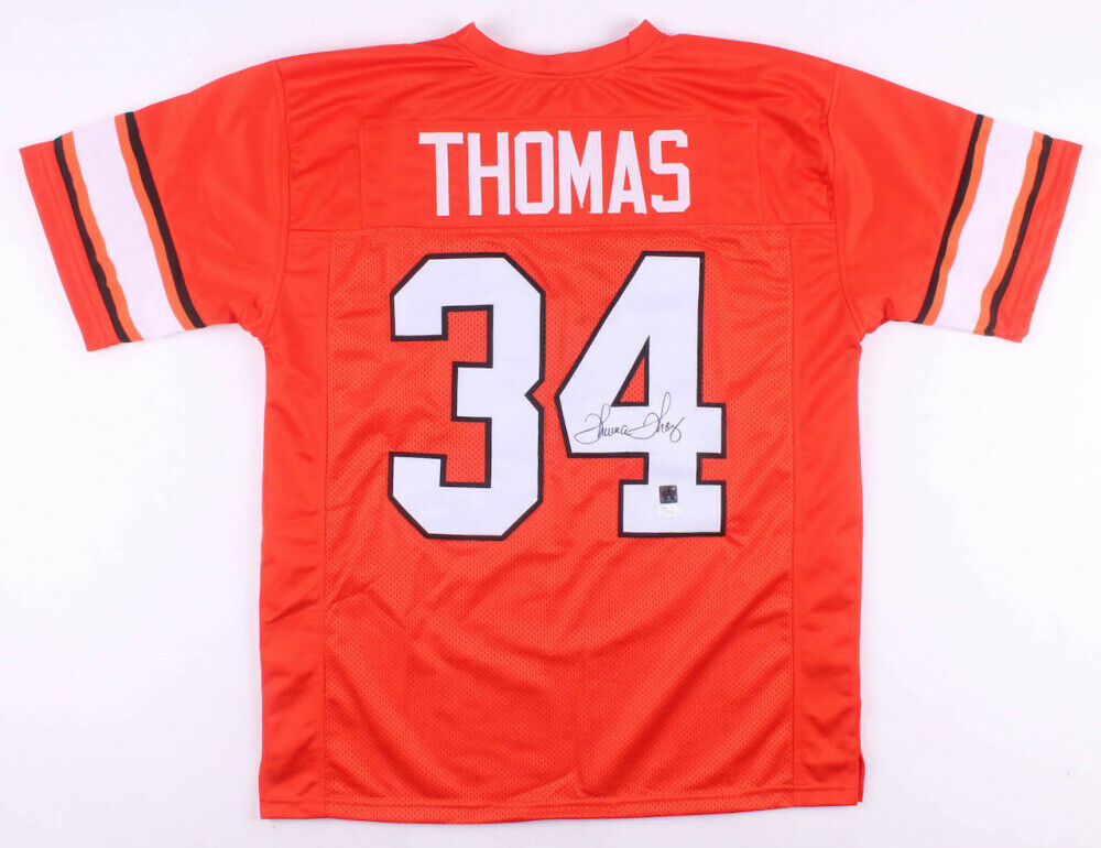 Thurman Thomas Signed Oklahoma State Cowboys Jersey (JSA COA) Bills Running Back
