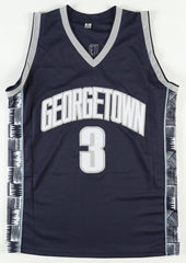 Allen Iverson Signed Georgetown Hoyas Jersey (JSA COA) 11xAll Star Philadelphia