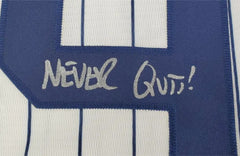 Robert O’Neill Signed New York Yankees 911 Never Forget Jersey "Never Quit"(PSA)