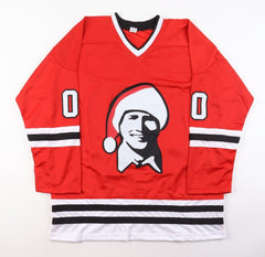 Chevy Chase Signed Chicago Blackhawks Griswold Jersey Christmas Vacation Beckett