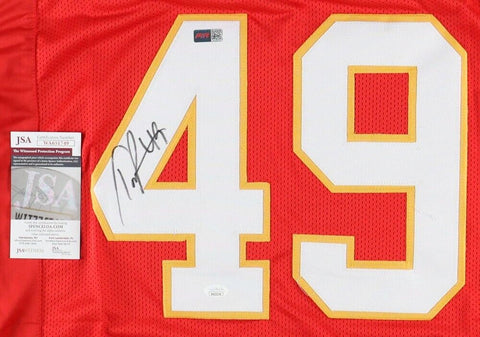 Tony Richardson Signed Kansas City Chiefs Jersey (JSA COA) 3xPro Bowl Fullback