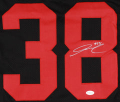 Adrian Colbert Signed 49ers Black Jersey (TSE COA) San Francisco Rookie Safety