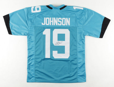 Collin Johnson Signed Jaguars Jersey (JSA COA) Jacksonville 2020 5th Rnd Pck