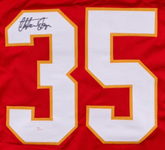 Christian Okoye Signed Chiefs Jersey (JSA COA) NFL Rushing Yards Leader (1989)