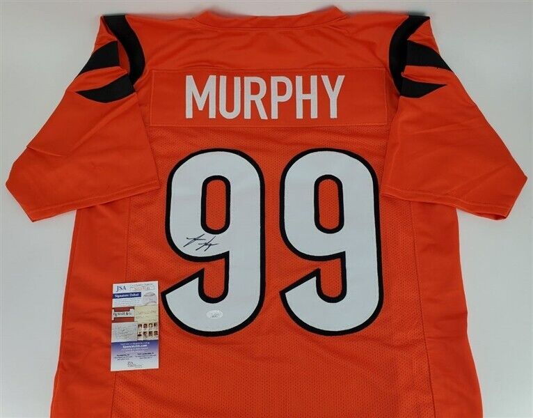 Cincinnati Bengals Myles Murphy Autographed Signed Jersey Jsa Coa