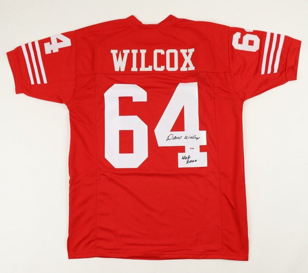 Dave Wilcox Signed San Francisco 49ers Jersey Inscribed HOF 2000 (PS –