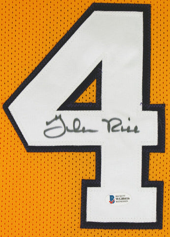 Glen Rice Signed Los Angeles Lakers Yellow Home Jersey (JSA COA) 3xNBA All Star