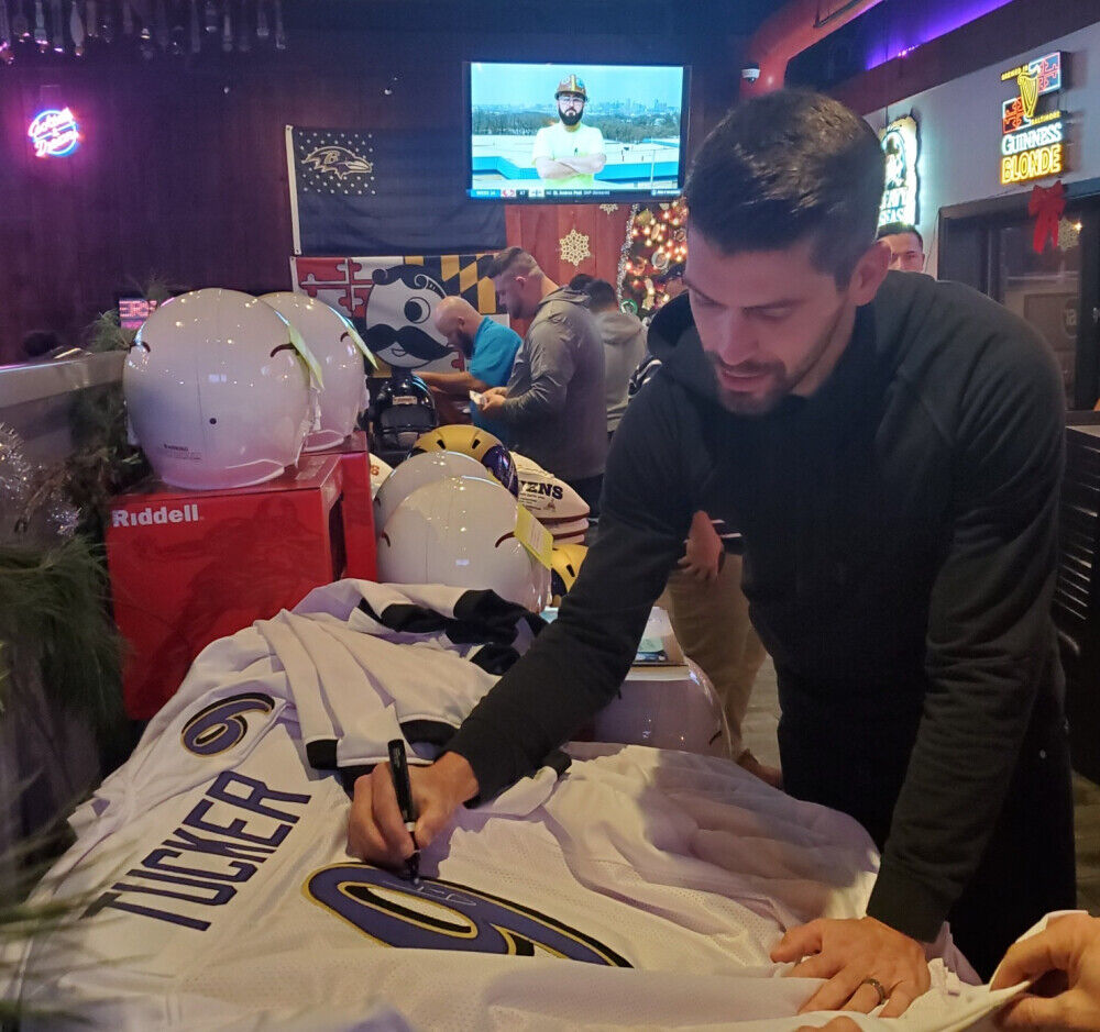 Charitybuzz: Justin Tucker Signed Baltimore Ravens Jersey