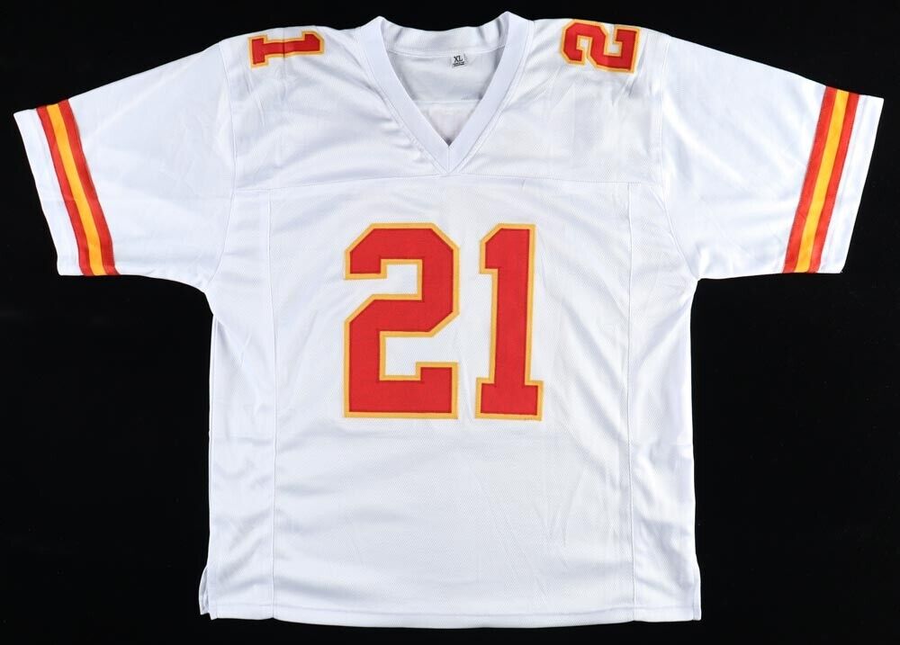 Trent Green Signed Kansas City Custom White Jersey With “Chiefs