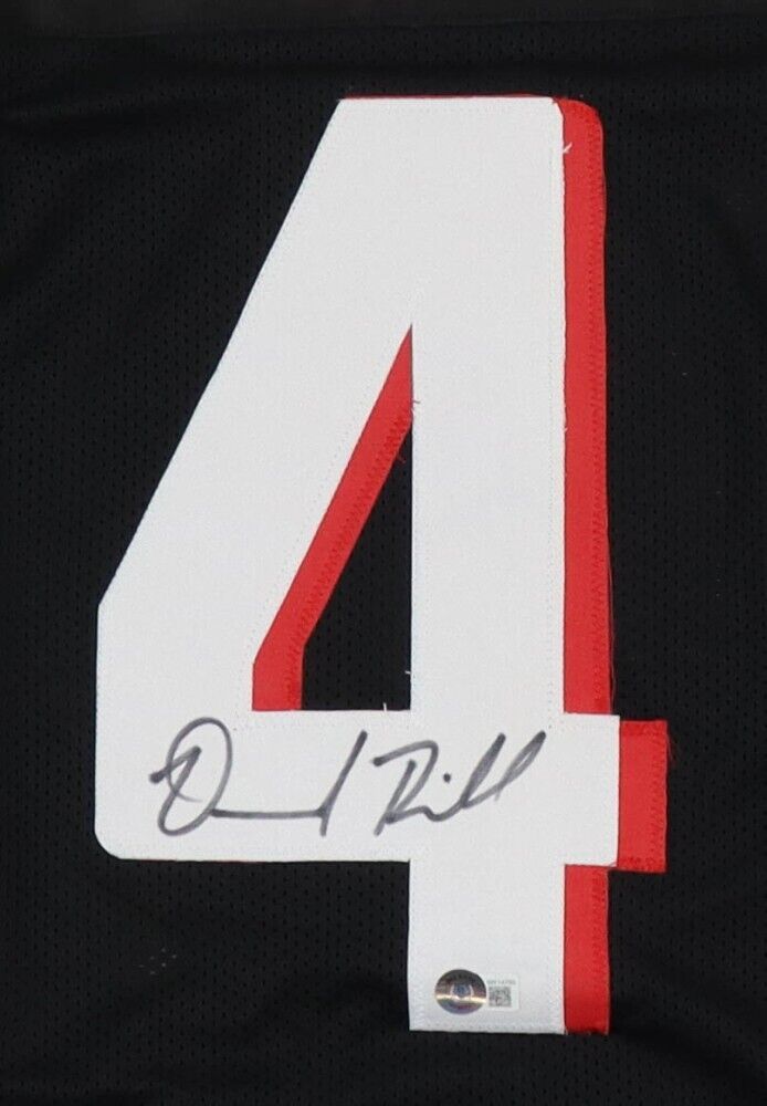 Desmond Ridder Signed Falcons Jersey (Beckett) Atlanta's 3rd Pick /  Starting Q.B