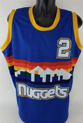 Alex English Signed Denver Nuggets Jersey (JSA COA) 8xNBA All-Star (1982–1989)