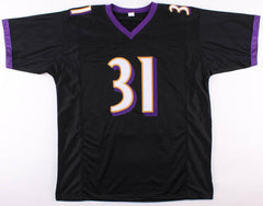 Jamal Lewis Signed Baltimore Ravens Jersey (Beckett Hologram) Super Bowl Champ