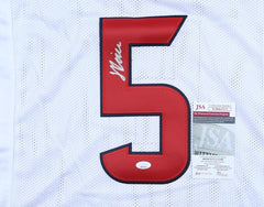 Jalen Pitre Signed Houston Texans Jersey (JSA COA) 2022 2nd Round Pick Def. Back