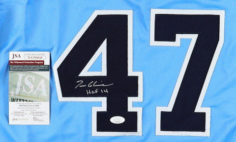 Tom Glavine Signed Atlanta Braves Throwback Jersey "HOF 14" (JSA COA) 300+ Wins