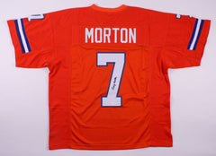 Craig Morton Signed Broncos Jersey (Player Holo) Orange Crush Starting QB 1979