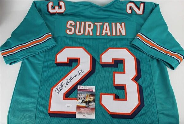 MIAMI DOLPHINS PATRICK SURTAIN AUTOGRAPHED SIGNED JERSEY JSA COA