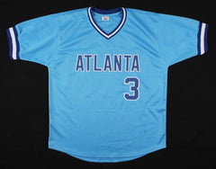 Dale Murphy Signed Atlanta Braves Powder Blue Jersey (PSA COA) 2×NL MVP OF