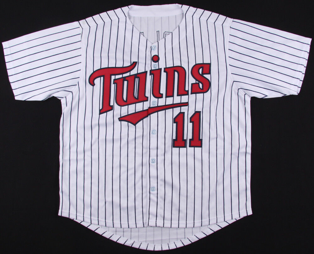 Chuck Knoblauch Signed Minnesota Twins Jersey Inscribed 91 AL ROY(Le –