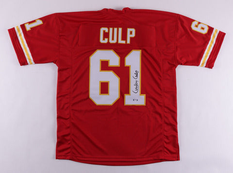 Curley Culp Signed Kansas City Chiefs Jersey (PSA COA) Hall of Fame 2013 / D.T.