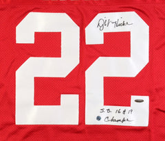 Dwight Hicks Signed San Francisco 49ers Jersey Inscribed "S.B. 16 & 19 Champs"