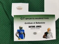 Datone Jones Signed Packers Jersey (GTSM COA) Green Bay Defensive End