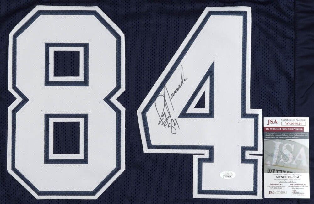 Jay Novacek Signed Dallas Cowboys Jersey / 3×Super Bowl Champion (JSA COA) TE