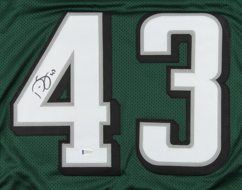 Darren Sproles Signed Philadelphia Eagles Jersey Beckett COA Super Bowl Champ