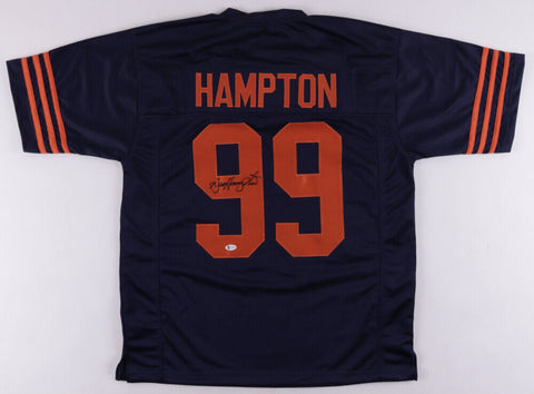 Dan Hampton Signed Chicago Bears Color Rush Jersey (Beckett COA) 1985 Bears D.E.