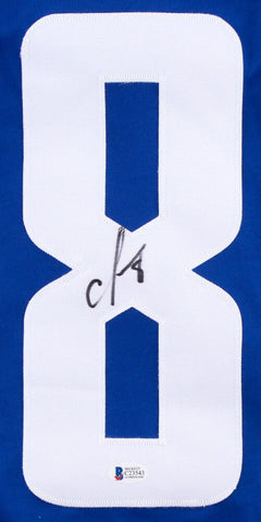 Christopher Tanev Signed Canucks Jersey (Becket COA) Veteran Vancouver defense