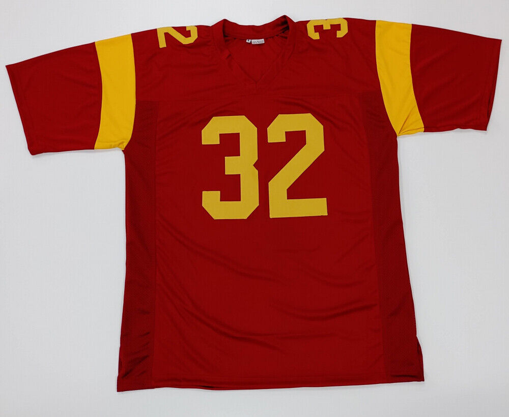 Autographed/Signed OJ O.J. Simpson USC White Football Jersey JSA COA at  's Sports Collectibles Store