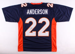 C J. Anderson Signed Broncos Jersey (JSA COA) Super Bowl L Champion Running Back