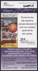 Jackie Slater Signed Rams Jersey Inscribed "HOF 01" (JSA COA) 7xPro Bowl Tackle