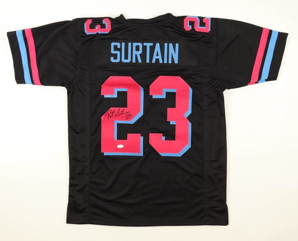 MIAMI DOLPHINS CUSTOM XL JERSEY SIGNED BY shops PATRICK SURTAIN JSA COA #WA188122