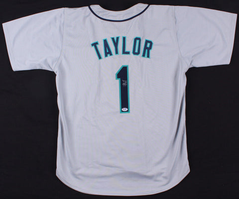 Chris Taylor Signed Seattle Mariners Jersey (PSA) Utility Infielder / Outfielder