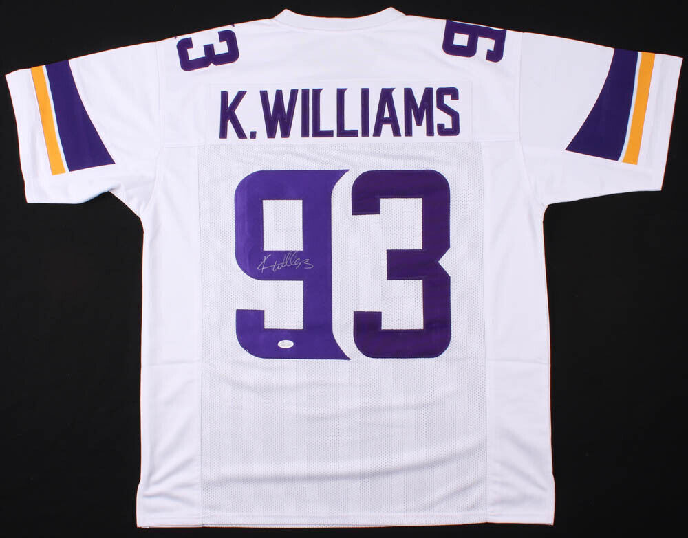 Kevin Williams Signed Minnesota Vikings Jersey (JSA COA) Def Tackle  2003/2013