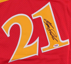 Dominique Wilkins Signed Adidas NBA Throwback Hawks Jersey (PSA) 9×NBA All Star