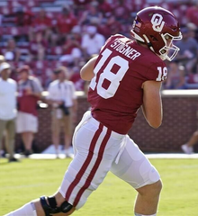 Austin Stogner Signed Oklahoma Sooners Jersey (Beckett) Junior Tight End