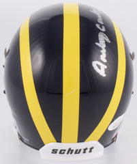 Anthony Carter Signed Michigan Wolverines Mini-Helmet (JSA) Minnesota Vikings WR