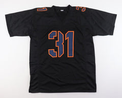 Justin Simmons Signed Denver Broncos Black Color Rush Jersey (JSA COA)All Pro DB