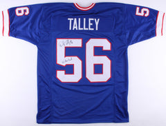 Darryl Talley Signed Buffalo Bills Jersey Inscribed "2x Pro Bowl" (JSA COA)