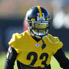 Joe Haden Signed Pittsburgh Steelers Throwback Jersey (Beckett) 3×Pro Bowl D.B.