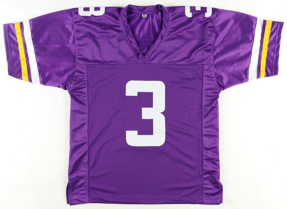 Jordan Addison Signed Minnesota Vikings Jersey (Playball Ink) 2023 1st Rnd Pk WR
