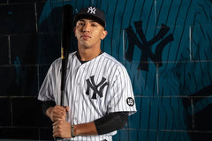 Oswald Peraza Signed New York Yankees Jersey (JSA COA) Next Great NY Shortstop