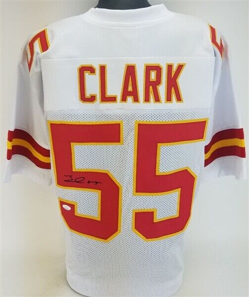 Frank Clark Signed Kansas City Chiefs Jersey (JSA COA) Super Bowl LIV Champ / DE