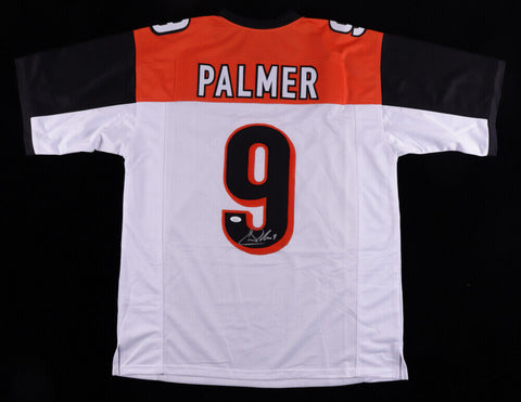 Carson Palmer Signed Cincinnati Bengals Jersey (JSA COA) 3×Pro Bowl Q.B.