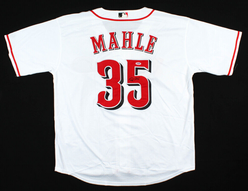 Tyler Mahle Signed Cincinnati Reds Majestic MLB Jersey (PSA Rookie