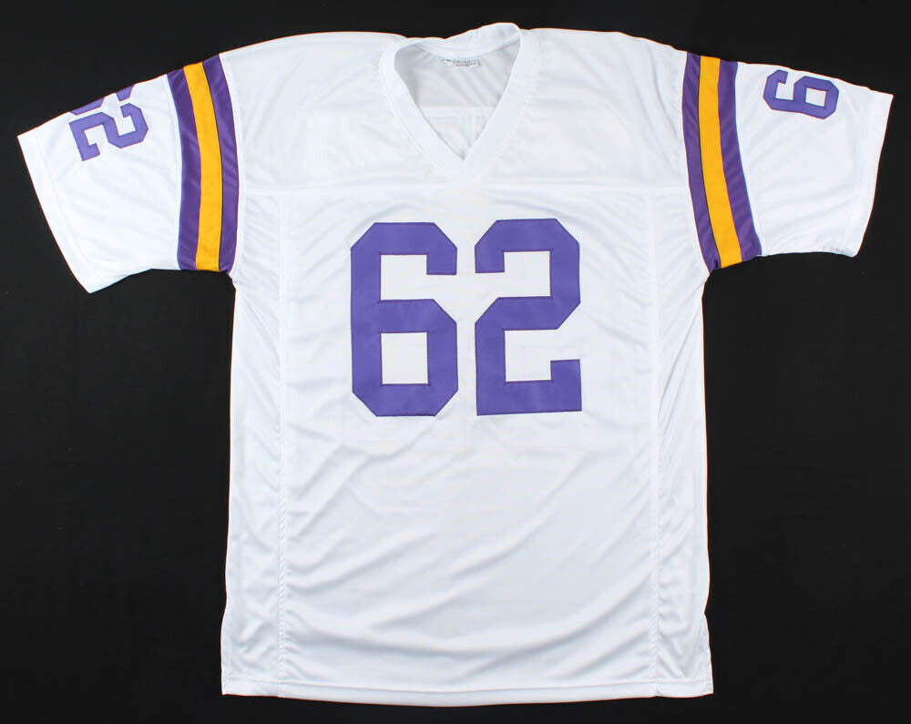 Ed White Signed Minnesota Vikings Jersey (JSA COA) 4xPro Bowl Offensiv –